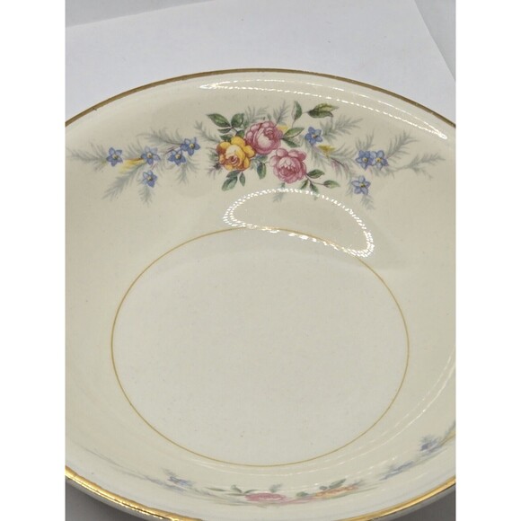 Homer Laughlin Georgian Cashmere Berry Fruit Bowls 5 1/4" Set of 2 Excellent - Picture 7 of 9